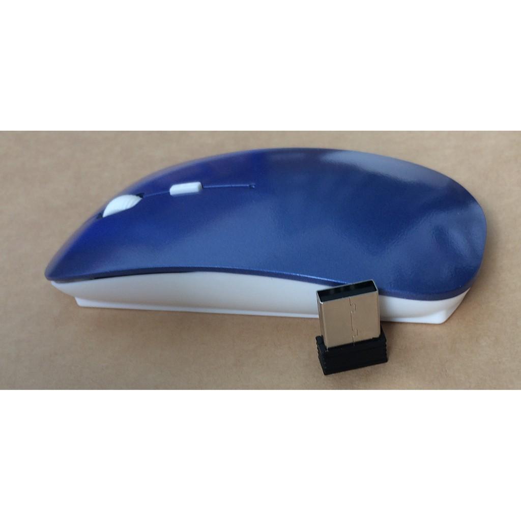 Chuột quang không dây kiểu dáng nhỏ gọn 4D Mouse (Giao màu ngẫu nhiên) - Hồ Phạm