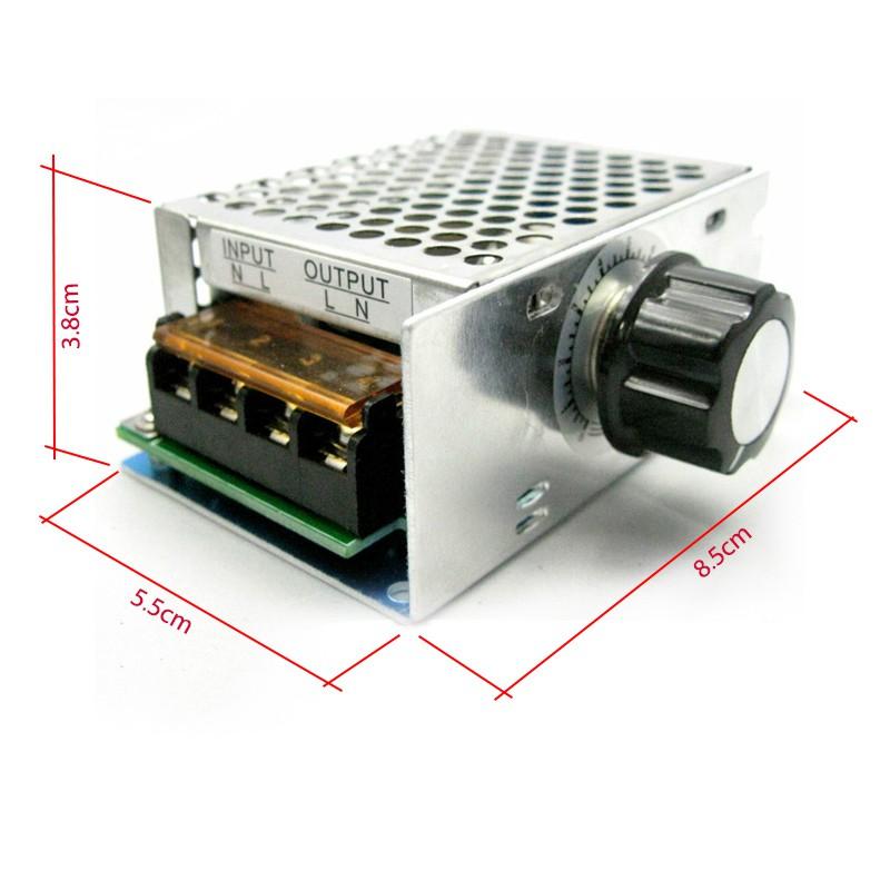 Bộ chiết áp 41600B 4000W-220V cho quạt sưởi, ánh sáng, động cơ