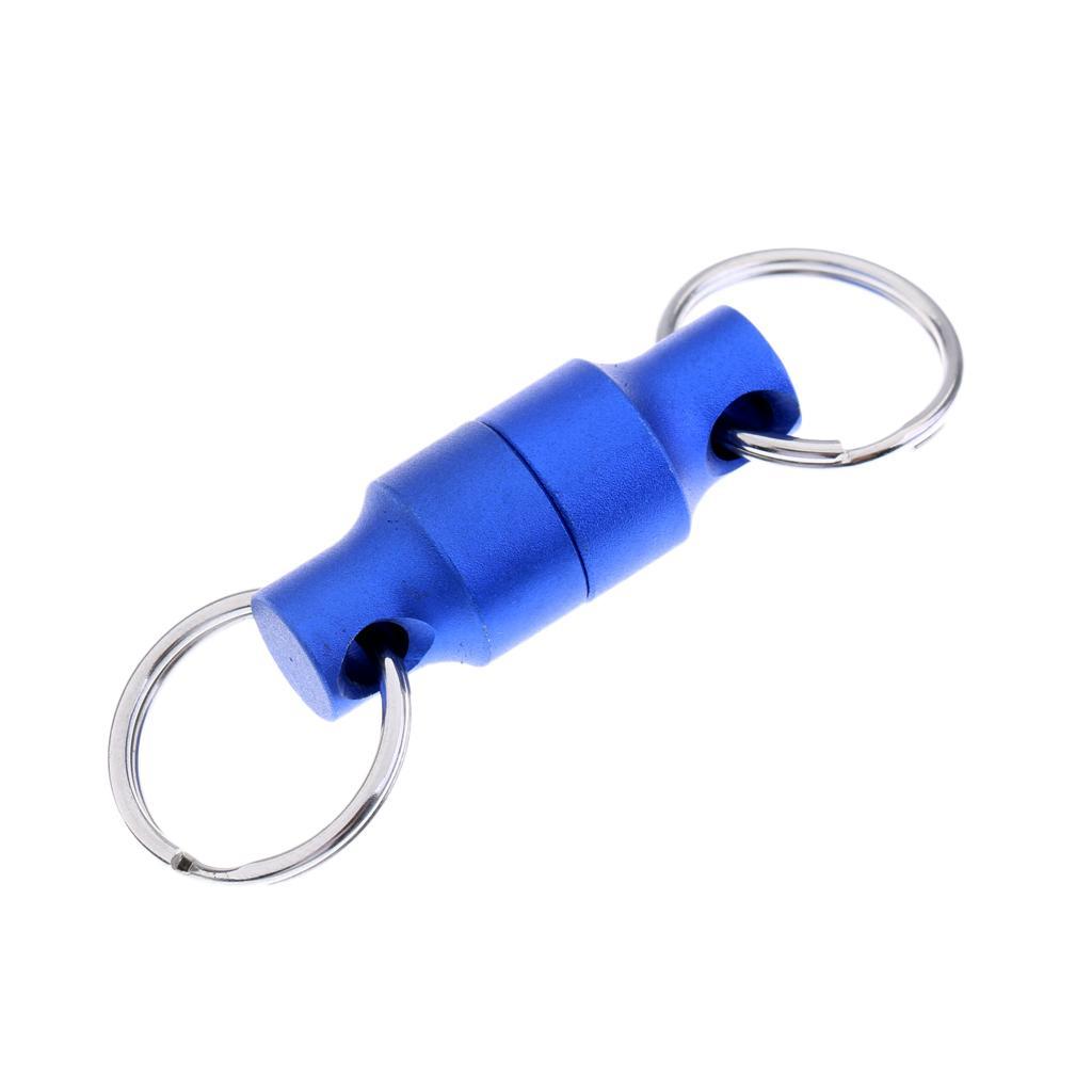 Fly Fishing Magnetic Net Release Net Keeper Holder Trout Net Lanyard Blue