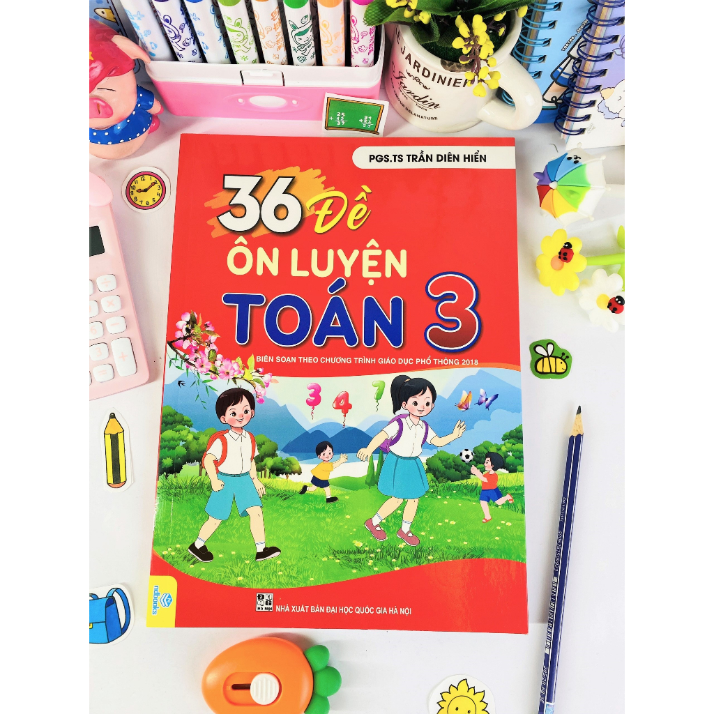 Sách - 36 Đề Ôn Luyện Toán 3 - Biên soạn theo chương trình GDPT mới - ndbooks