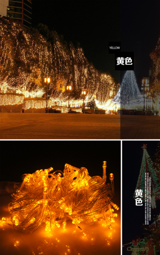 Dây đèn led trang trí noel 100M