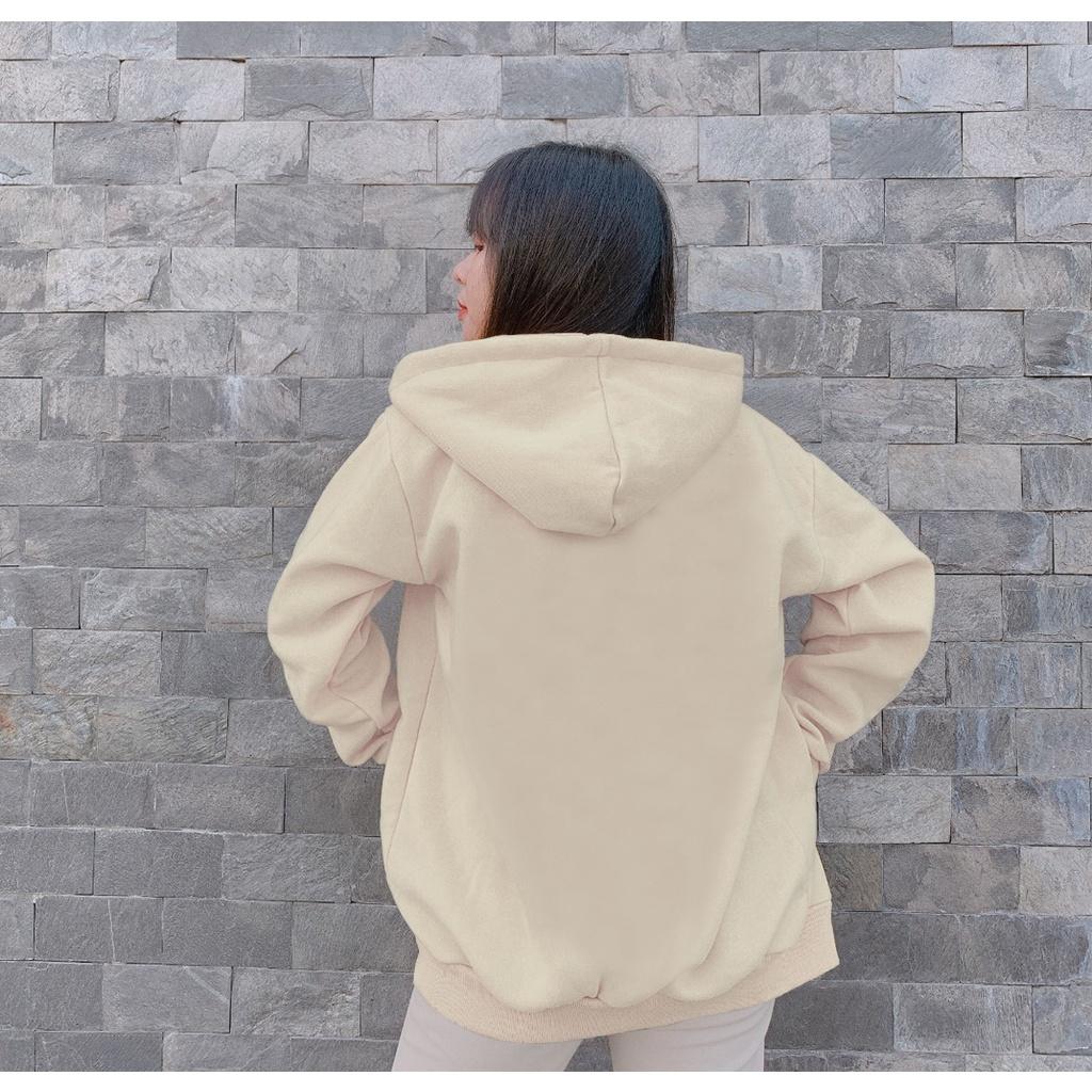 Free Ship - Áo Khoác Nỉ Hoodie Trơn KNT01 - KNT01 - Đỏ tươi