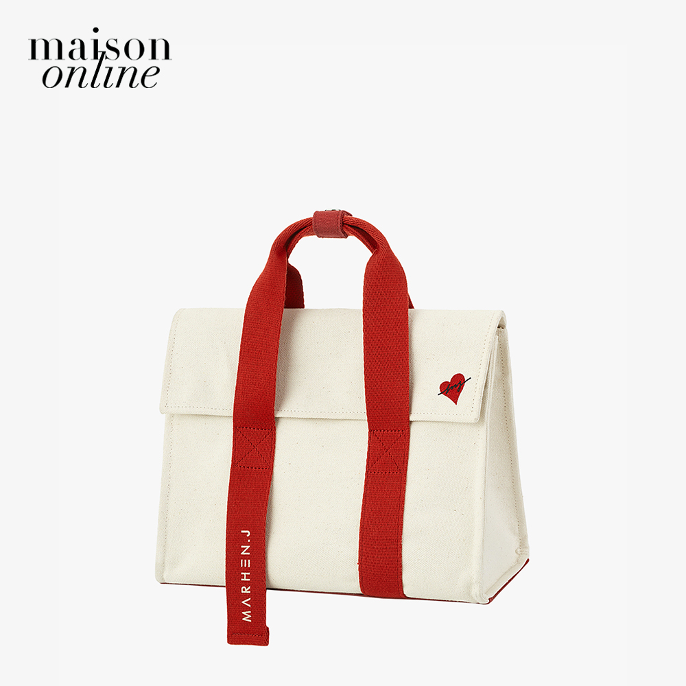 Marhen.J - Túi đeo vai chữ nhật nắp gập vải bố Roy Mini MJ19AROYMN-HS