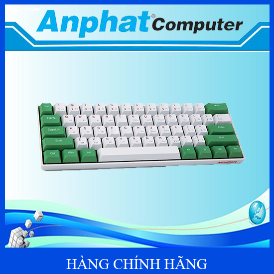 Bàn Phím Cơ Newmen GM610Dy Dual mode, N-Box red - Hàng Chính Hãng