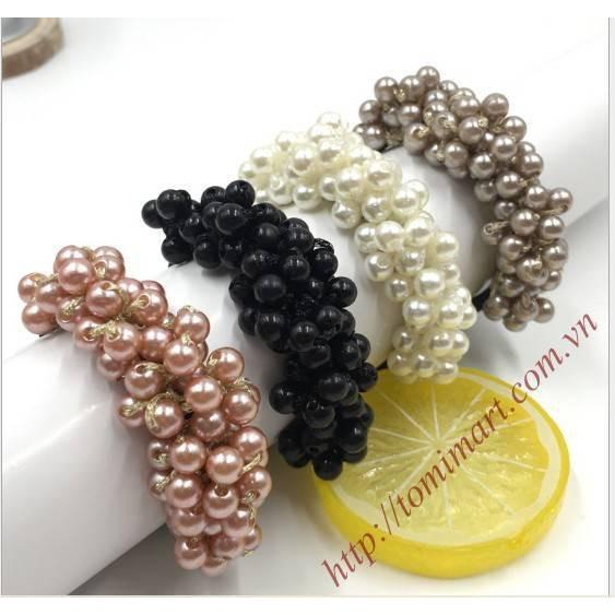 Cột tóc chùm ngọc Style Hàn Quốc
