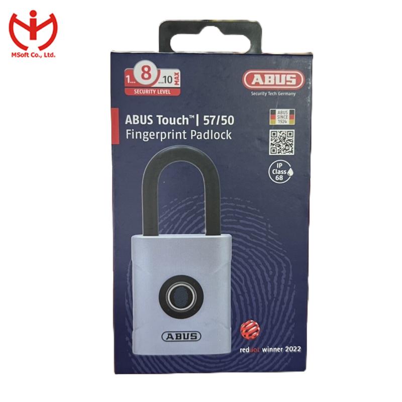 Ổ khóa vân tay ABUS Touch 57/50 20 vân tay dùng ngoài trời - MSOFT