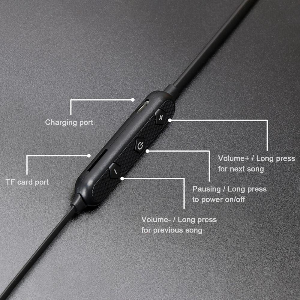 Tai nghe XY-W01 nhét tai không dây âm thanh nổi BT5.0 thể thao chống thấm nước và chống mồ hôi có Mic - Màu đỏ