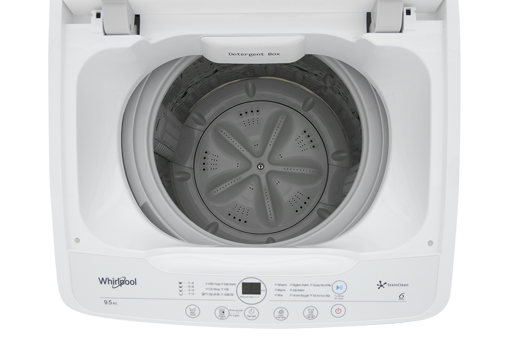 Máy giặt Whirlpool 9.5 kg VWVC9502FW - Hàng chính hãng - Giao HCM và 1 số tỉnh thành