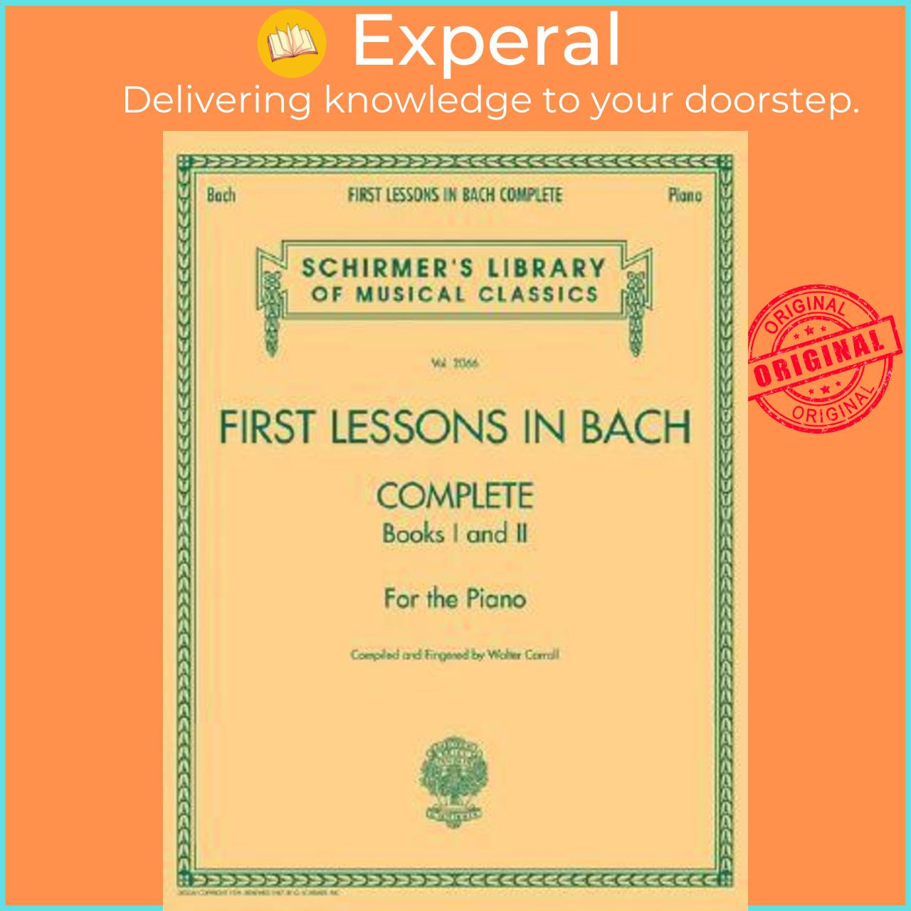Sách - First Lessons in Bach 1 & 2 Complete by Walter Carroll
