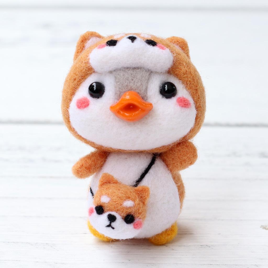 Animal Felting Kit for Beginner with Tools - penguin