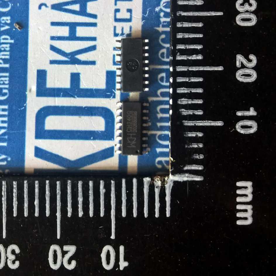 CH340G SOP-16 IC giao tiếp cổng USB KDE1397
