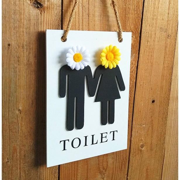 Bảng treo toilet nam nữ