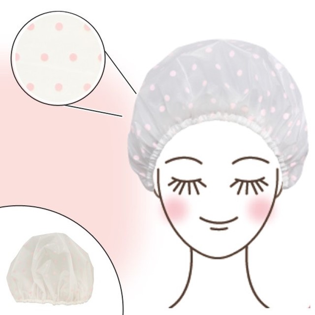 Bộ 2 mũ chụp bảo vệ tóc khi tắm không bị ướt cao cấp - Hàng nội địa Nhật