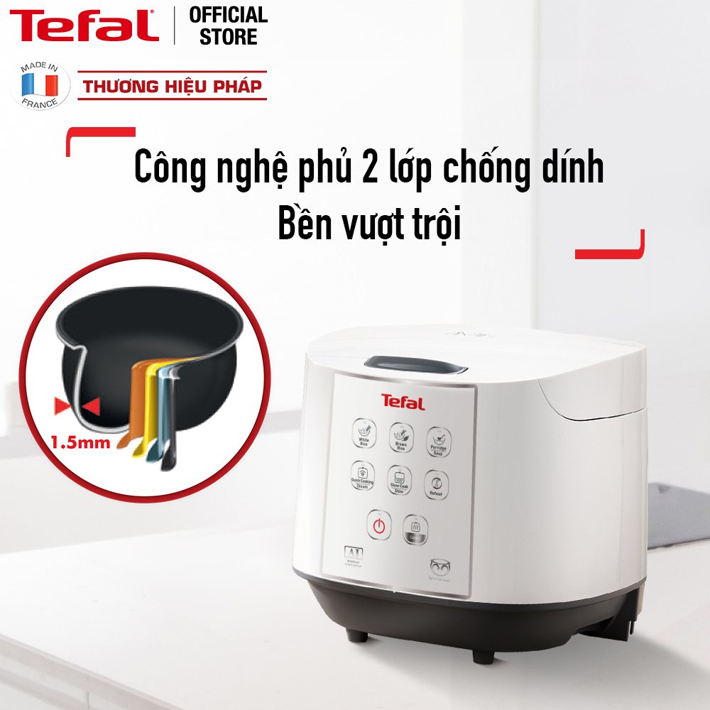 Nồi cơm điện tử Tefal RK733168 - Hàng chính hãng