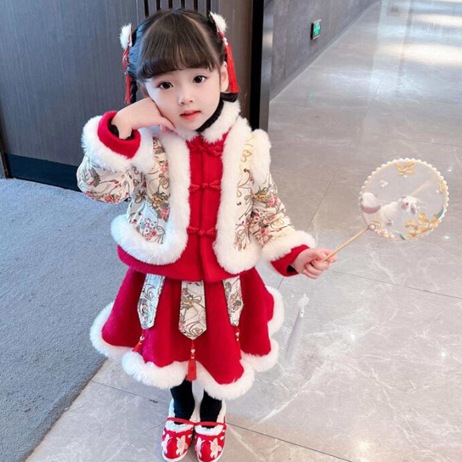 New Year Girls Clothes Fairy Dress Party Dress for New Year Decor