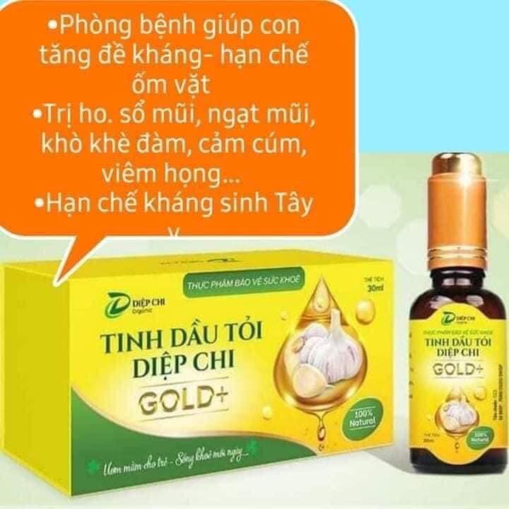 Tinh Dầu Tỏi Diệp Chi Gold+ - Tăng Đề Kháng Cho Bé Khỏe Mạnh