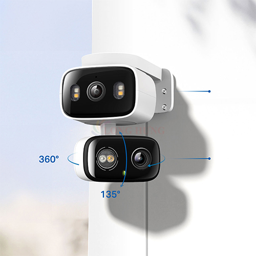 Camera trong nhà/ngoài trời TP-Link Tapo Dual Lens Pan/Tilt Indoor/Outdoor Home Security 3MP 2K C246D - Hàng chính hãng