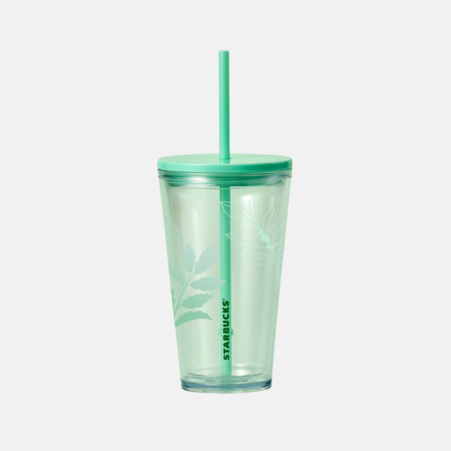 Ly Starbucks Cold Cup 16Oz (473ml) PL NEW GREEN STRANSPARENT