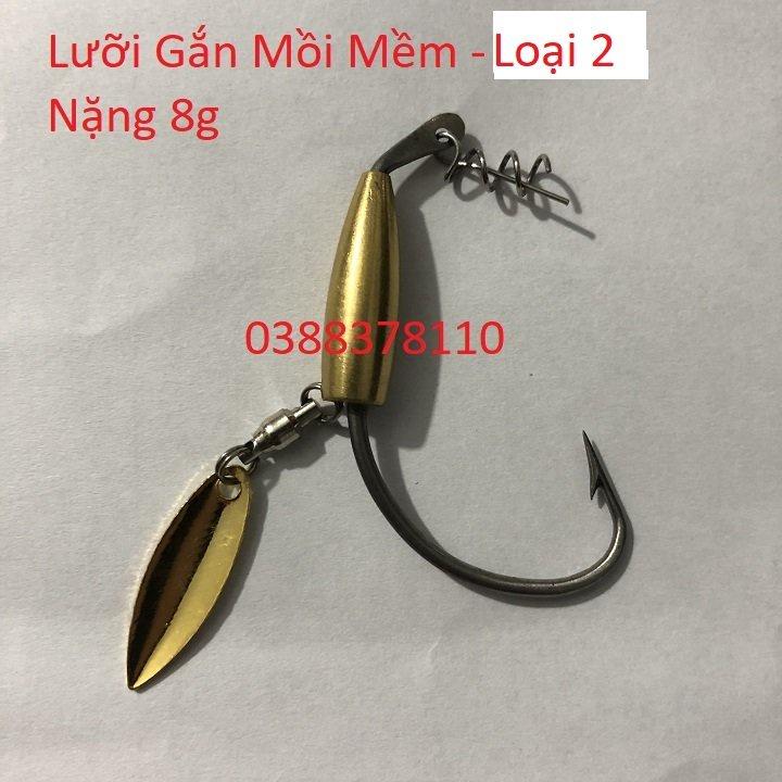 Lưỡi Gắn Mồi Lưỡi Gắn Mồi Mềm - Loại 2