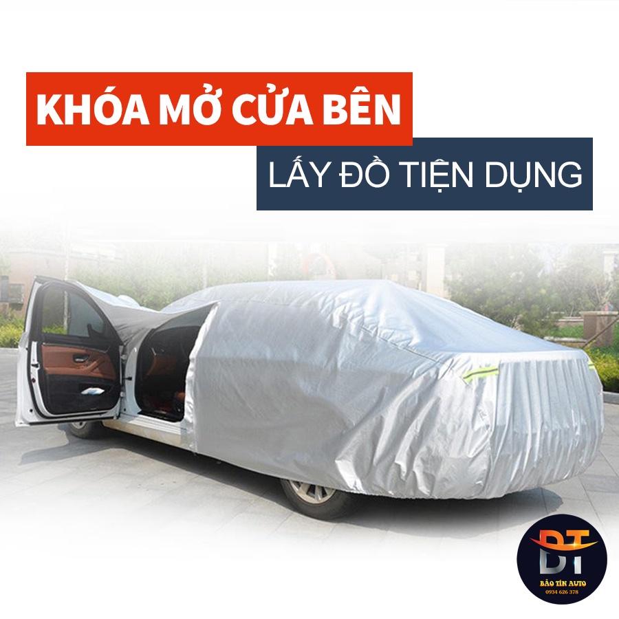 Bạt che kín bảo vệ xe ô tô PEUGEOT 2008 tráng bạc 3 lớp vải dù Oxford , bạt phủ trùm bảo vệ xe oto