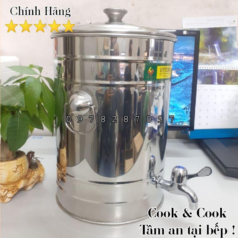 Bình đựng nước inox 5, 10, 15, 20, 25 lít có vòi SUS 304 cao cấp