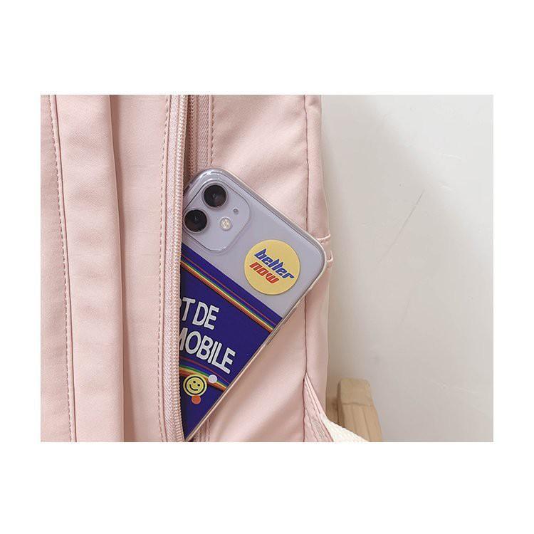 Balo thời trang, balo ULZZANG- BL210 vải siêu mềm mịn, chống thấm nước