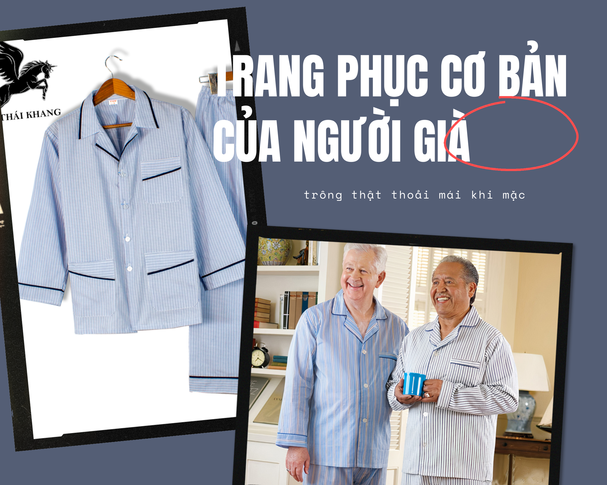 Bộ pijama nam dài tay trung niên vải cotton mặc mát thoải mái cho người già loại bộ đồ trung niên pijama mặc nhà loại caro (Giao ngẫu nhiên)