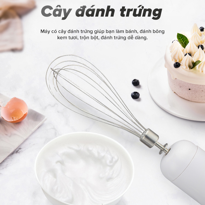 Máy Xay Cầm Tay Sharp EM-H076SV-WH – Hàng Chính Hãng