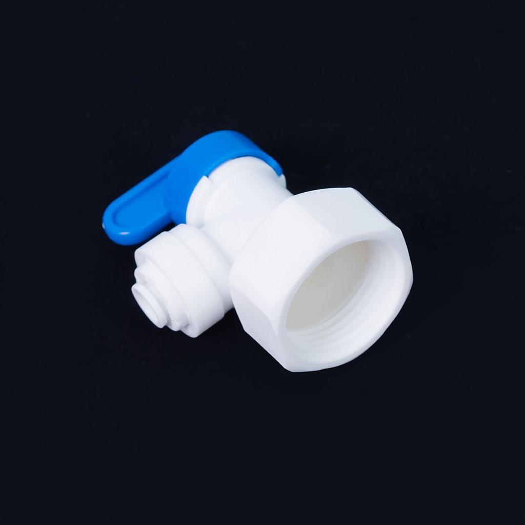 Van bình áp - van khóa ren trong 3/4'' ra dây 6mm nối nhanh dùng trong máy lọc nước