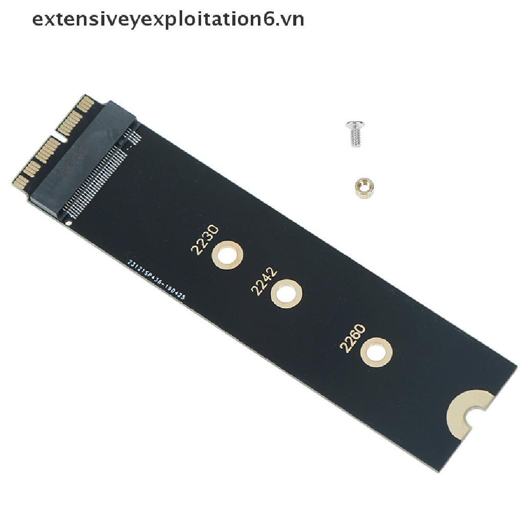 Thẻ Chuyển Đổi SSD NVMe PCIe M.2 NGFF Cho 2013 2014 2015 macbook air pro.