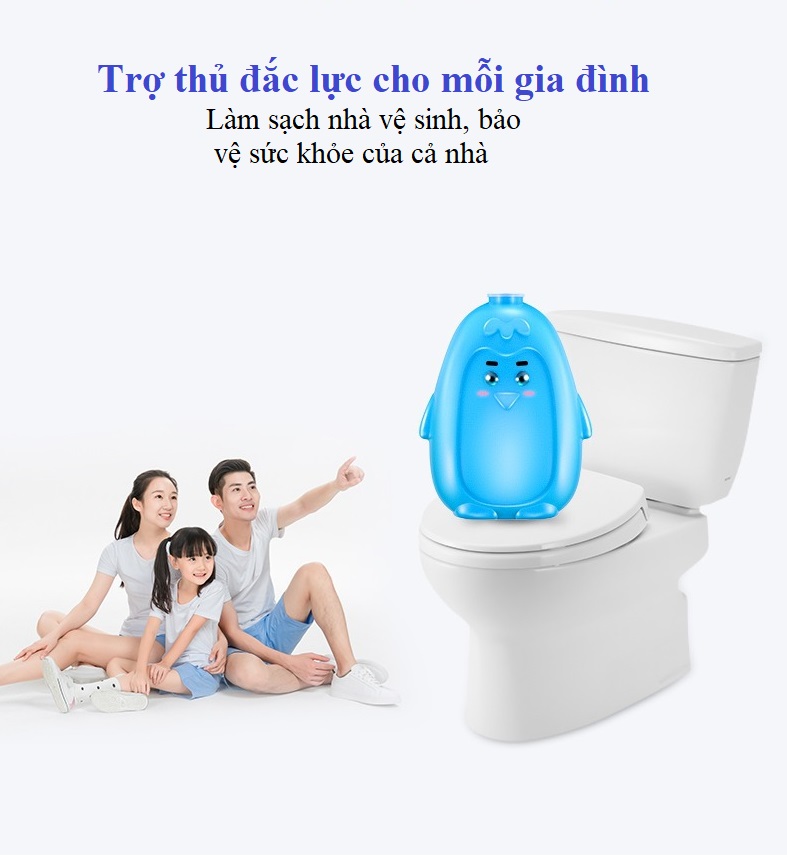 Chai Thả Bồn Cầu Nhật Bản HOMI Mã HC01 - Khử Mùi Nhà Vệ Sinh, Diệt Sạch 99,9% Vi Khuẩn, Siêu Tiết Kiệm - Hàng Chính Hãng