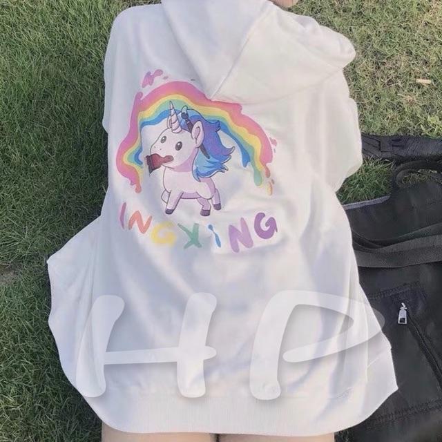 Khoác nỉ ngựa 2 mặt INGXING THG865