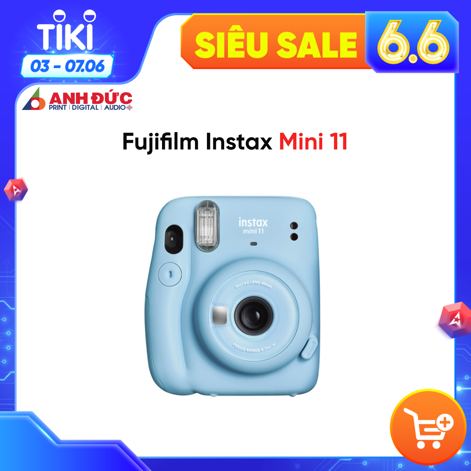 Máy chụp ảnh lấy liền Fuji film Instax Mini 11 - Hàng chính hãng