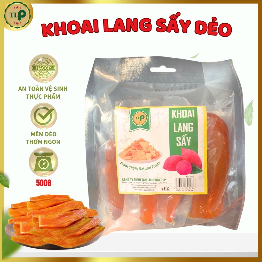 Khoai Lang Sấy Dẻo Nguyên Củ Không Đường Tân Lộc Phát
