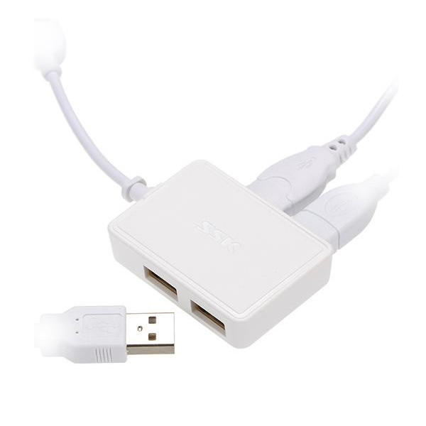 Hub USB 4 cổng SSK SHU-200 - Bộ mở rộng thêm 4 cổng USB – Hàng Chính Hãng