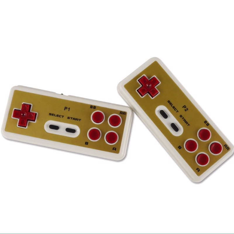 Máy chơi game cầm tay 4 nút kèm 2 tay cầm không dây FH - 007, tích hợp cổng HDMI siêu nét 8BIT HD - Hàng nhập khẩu