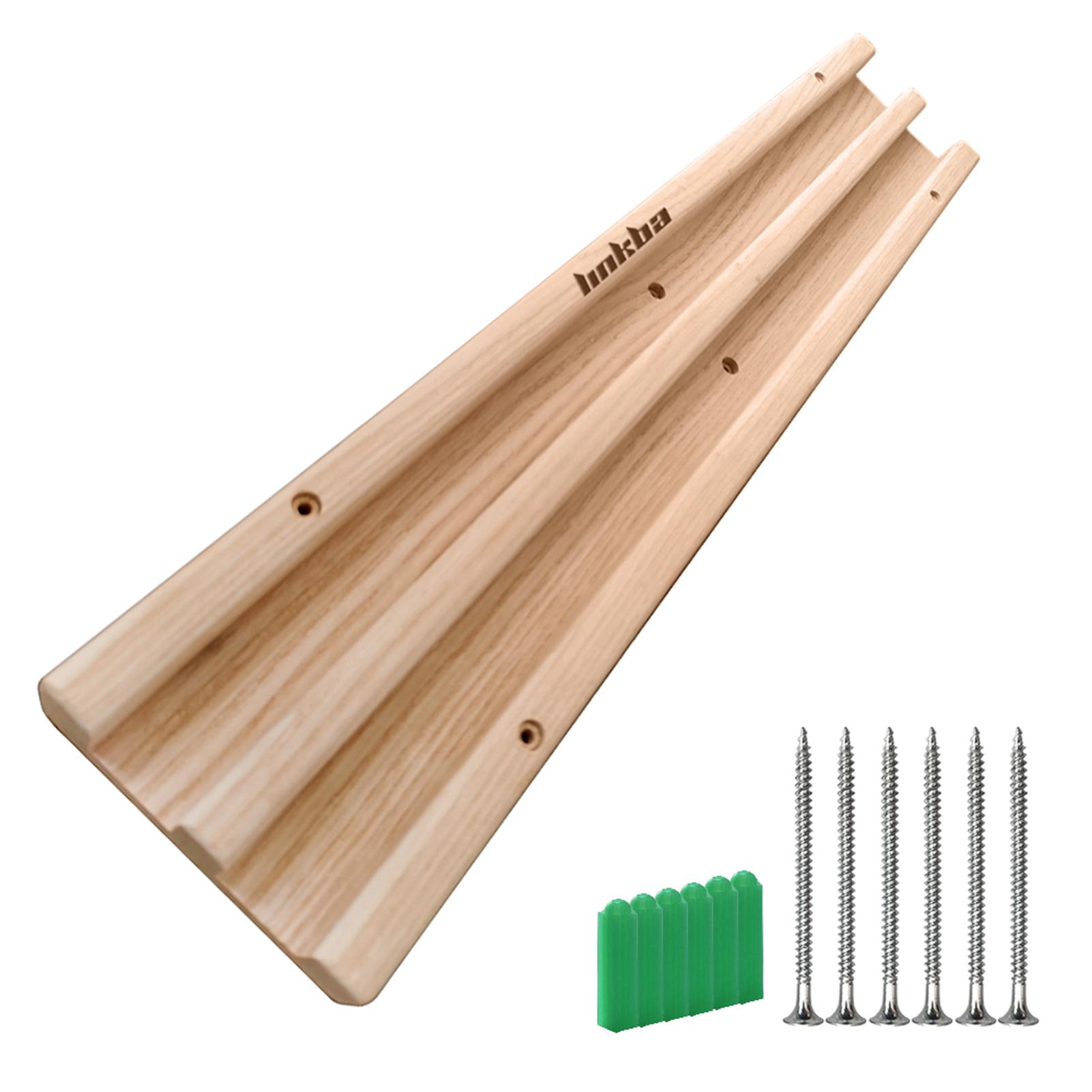 Bảng treo bằng gỗ treo tường để tập bám, thiết bị tăng cường lực tay để tập luyện ngón tay và kéo cơ thể lên