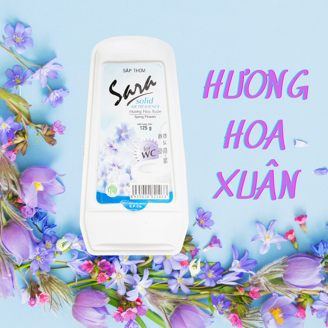 Sáp Thơm Toilet Sara (125g) - Giao Mẫu Ngẫu Nhiên