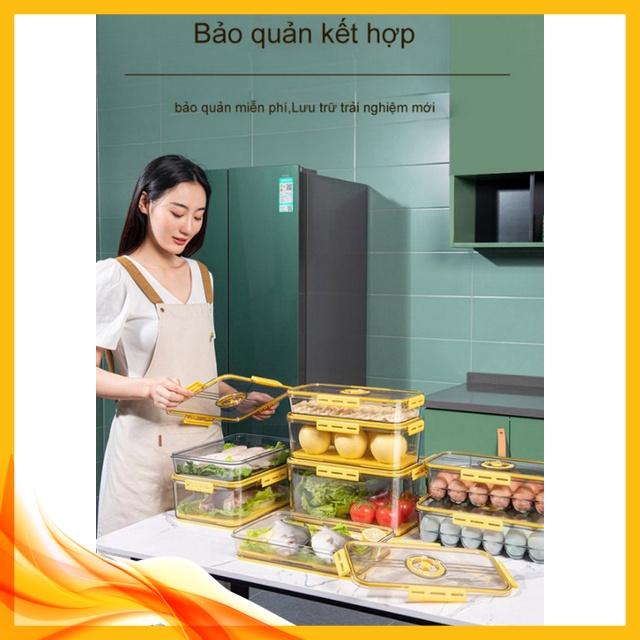 Hộp trứng Fresh&Dial thêm dày 24 ngăn, nắp kín ️