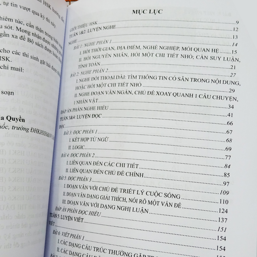 Sách - 5 Tuần Thi Đậu HSK Cấp Độ 5 - Sách luyện thi tiếng Hoa  độc quyền Nhân Văn