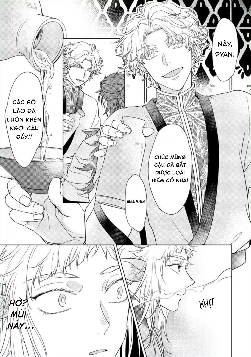 gặp gỡ em, thú nhân màu chàm trắng chapter 2 11