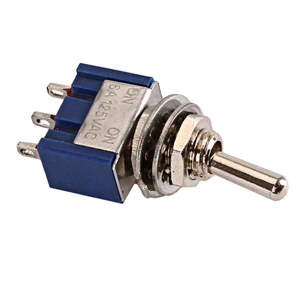 Copper On-On 2 Way SPDT  Round  for Guitar Bass Parts