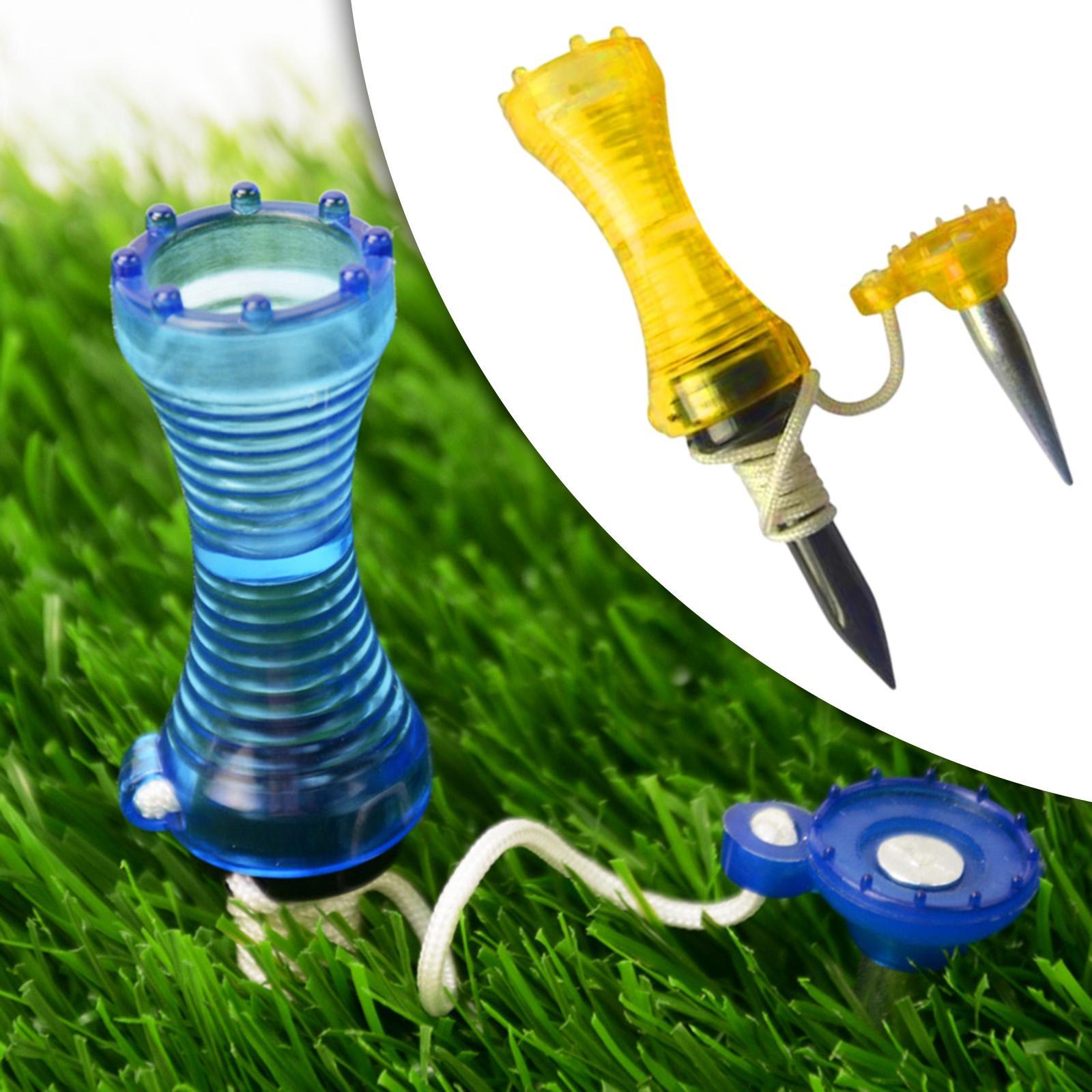 3-4pack 3.2inch Golf Tees Ball Holder Practicing Unbreakable Yellow