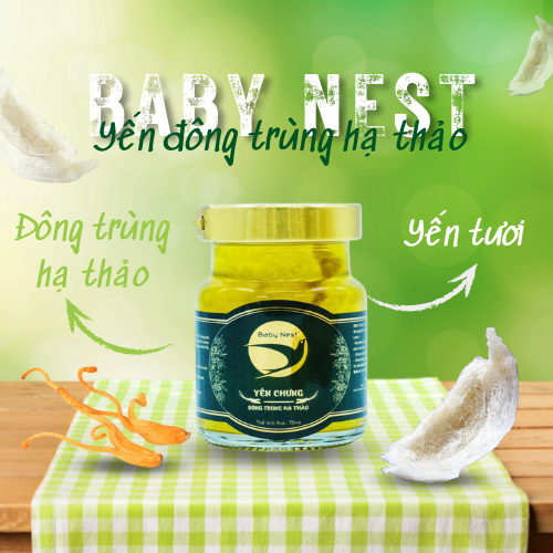 Yến chưng đông trùng hạ thảo Baby Nest