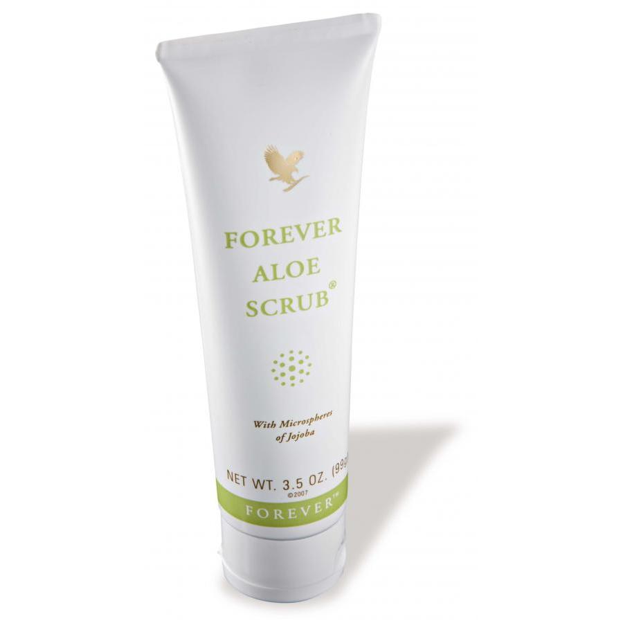 Forever Aloe Scrub – Sữa rửa mặt và toàn thân hạt cát - giúp tẩy tế bào chết _99gr