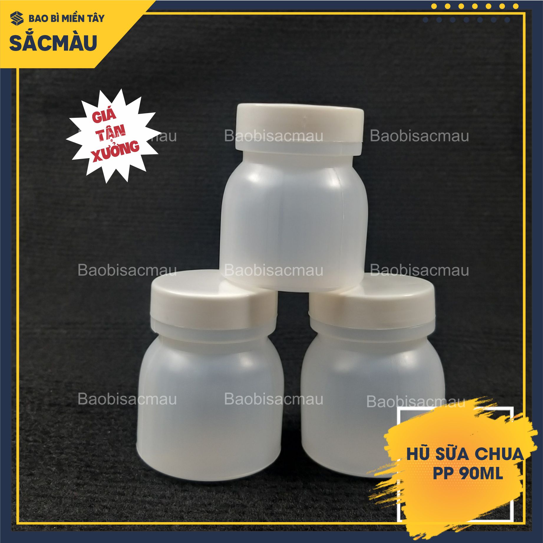 50 HŨ ĐỰNG SỮA CHUA 90ML