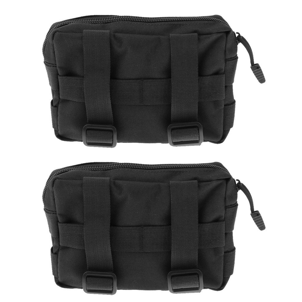 2pcs Outdoor Sports Molle Waist Bag Phone Belt Loop Bum Fanny Pack