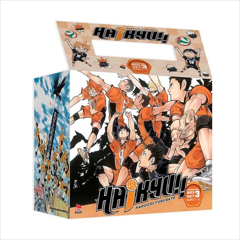 Sách - Haikyu!! Premium (boxset 3 - tập 31 đến tập 45)