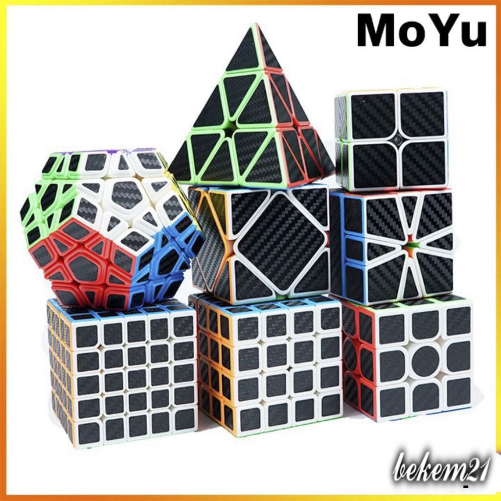 (có sẵn) Bộ Sưu Tập Khối Rubik Carbon MoYu Meilong 2x2 3x3 4x4 5x5 Tam Giác 12 Mặt Skewb Square-1 SQ-1 Megaminx Pyranmin