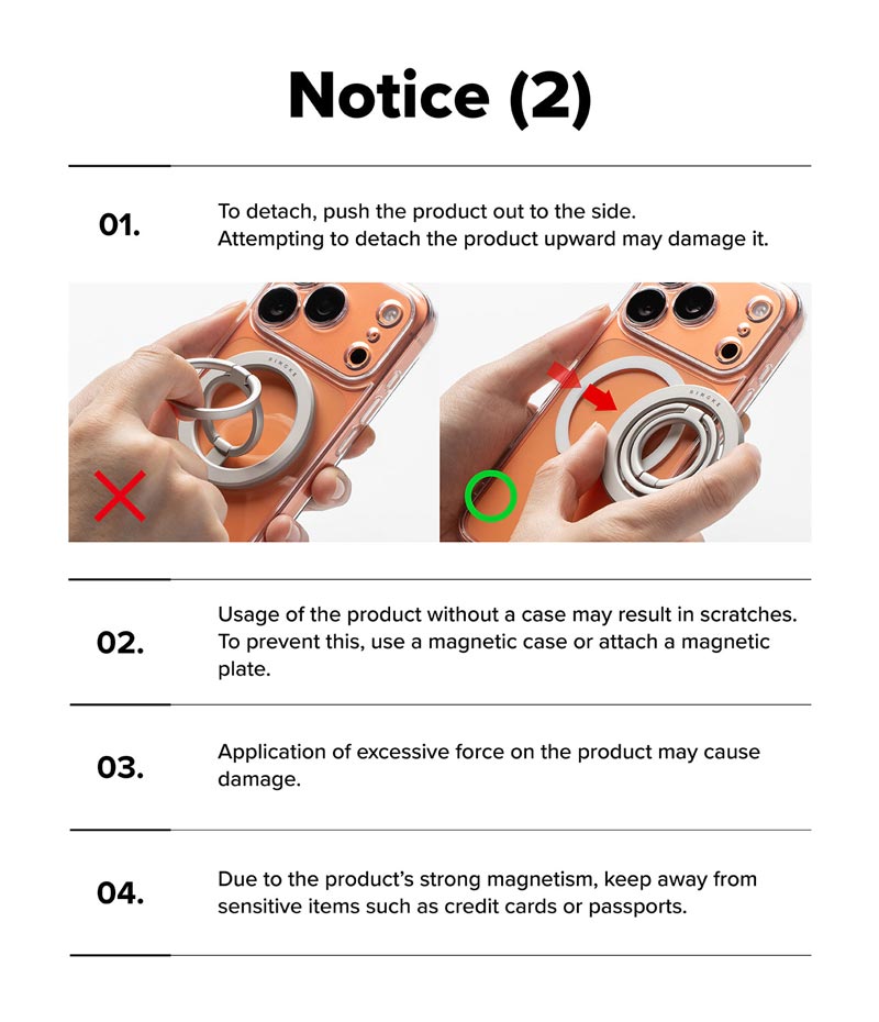Giá đỡ từ tính RINGKE Dual Magnetic Smart Ring - Hàng Chính Hãng